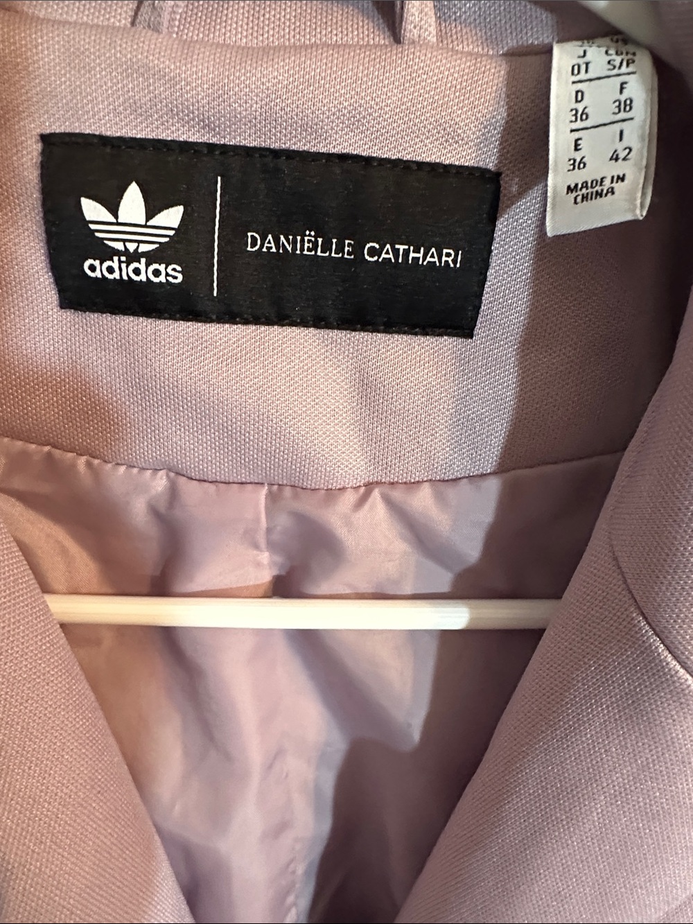 adidas Women's Lavender Blazer Jacket - Picture 5 of 14